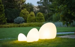 Lampa Ogrodowa STONE Biały 1xE27 IP44 50x30cm * Nowodvorski Discount