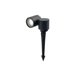 Lampa Ogrodowa TUBINGS M Czarny 1xGU10 IP54 29cm * Nowodvorski Online
