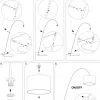 Lampa Podłogowa ALICE Czarny Beżowy Abażur 1xE27 205cm * Nowodvorski Clearance