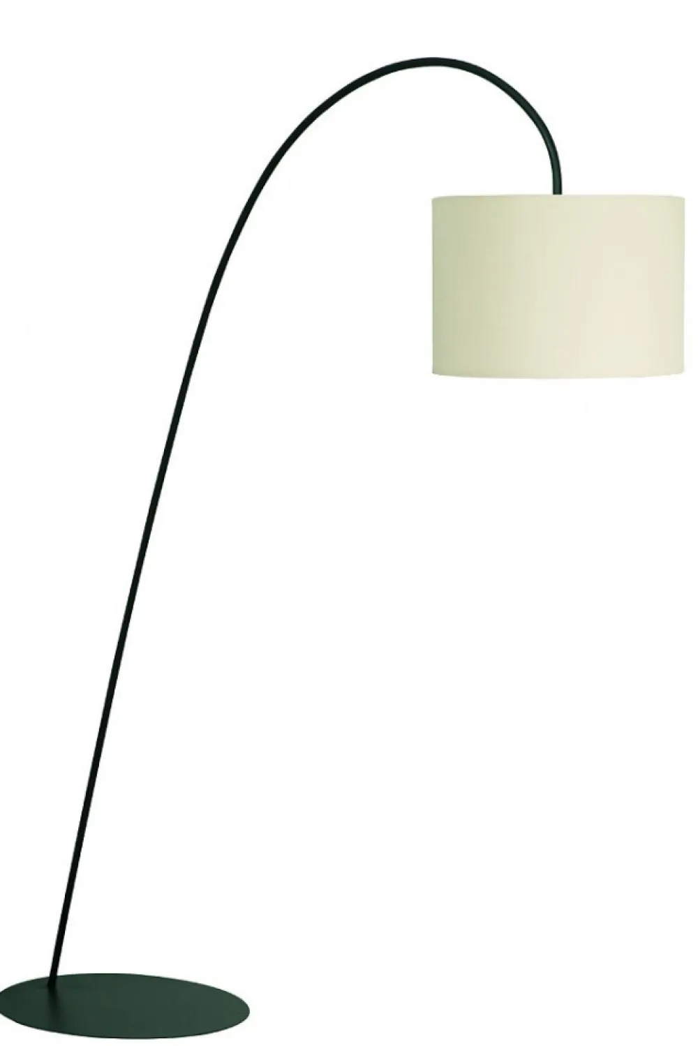 Lampa Podłogowa ALICE Czarny Beżowy Abażur 1xE27 205cm * Nowodvorski Clearance