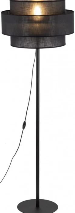 Lampa Podłogowa CALISTO Czarny Abażur 1xE27 159 cm * TK Lighting