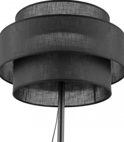 Lampa Podłogowa CALISTO Czarny Abażur 1xE27 159 cm * TK Lighting