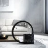 Lampa Podłogowa CASSIOPEIA Czarny Marmur 9xE14 73cm * Eko-light Best