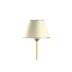 Lampa Podłogowa CLASSIC Złoty Beżowy Abażur 1xE27 155 cm * Jupiter New