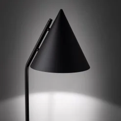 Lampa Podłogowa CONO Czarny Metalowy Klosz 1xE27 143cm * TK Lighting Best