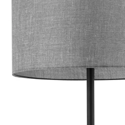 Lampa Podłogowa EARTH Czarny Szary Abażur 1xE27 159cm * TK Lighting New