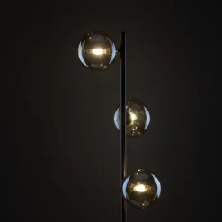 Lampa Podłogowa ESTERA Brązowy Szklane Klosze 3xG9 151cm * TK Lighting Best