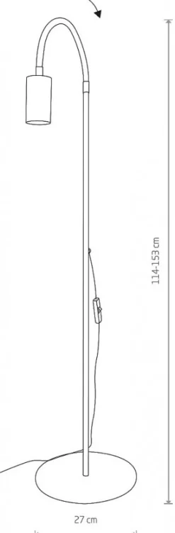 Lampa Podłogowa EYE FLEX Biały 1xGU10 * Nowodvorski New