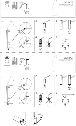 Lampa Podłogowa EYE SUPER Biały 1xGU10 * Nowodvorski Sale