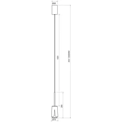 Lampa Podłogowa FLOWER Biały Srebrny 2xGU10 150cm * Eko-light Online