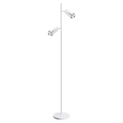 Lampa Podłogowa FLOWER Biały Srebrny 2xGU10 150cm * Eko-light Best