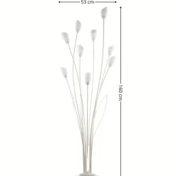 Lampa podłogowa GLORIOSA szara 9xG9 * Jupiter Hot