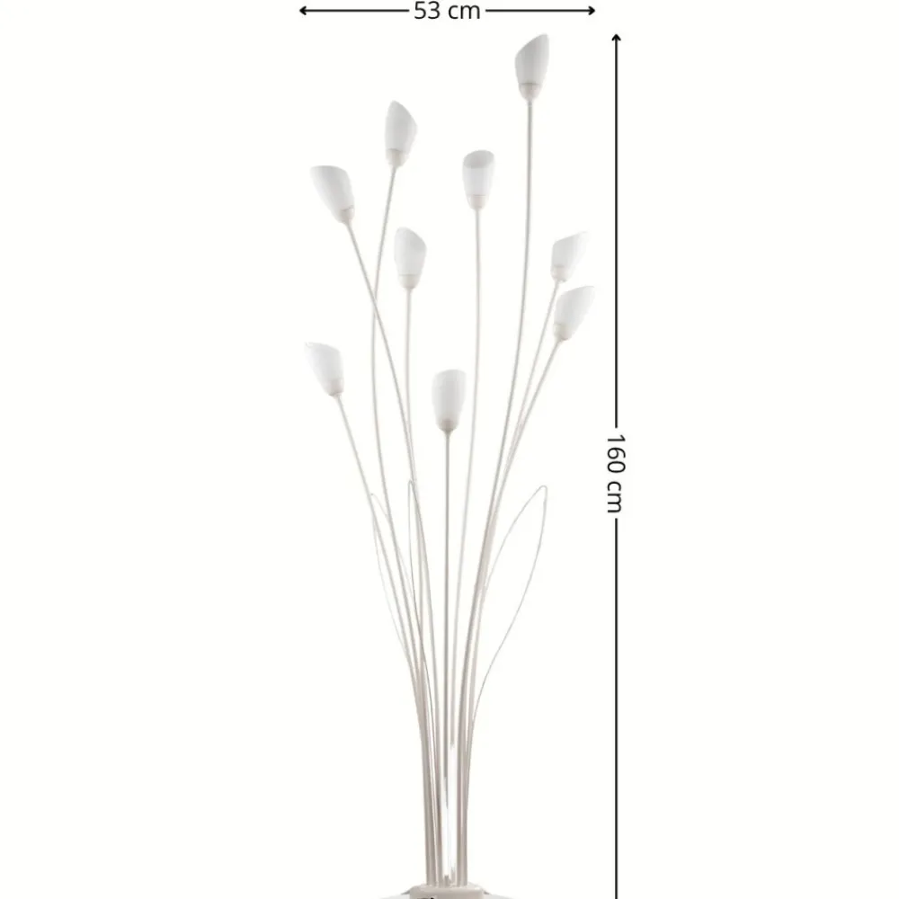 Lampa podłogowa GLORIOSA szara 9xG9 * Jupiter Hot