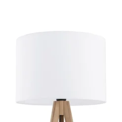 Lampa podłogowa GRAND sosna abażur biały 1xE27 * TK Lighting Sale