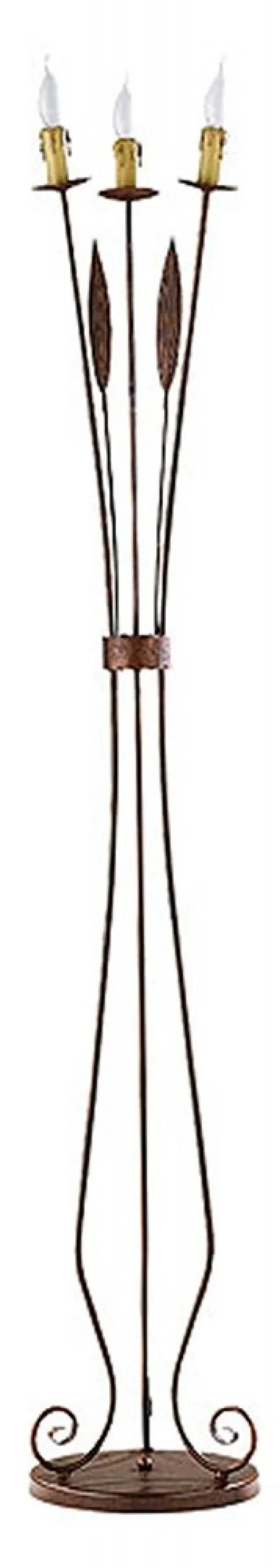 Lampa Podłogowa LOARA Miedziany Złoty 3xE14 164cm * Luminex
