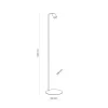 Lampa Podłogowa LOGAN Biały 1xGU10 140cm * TK Lighting Best