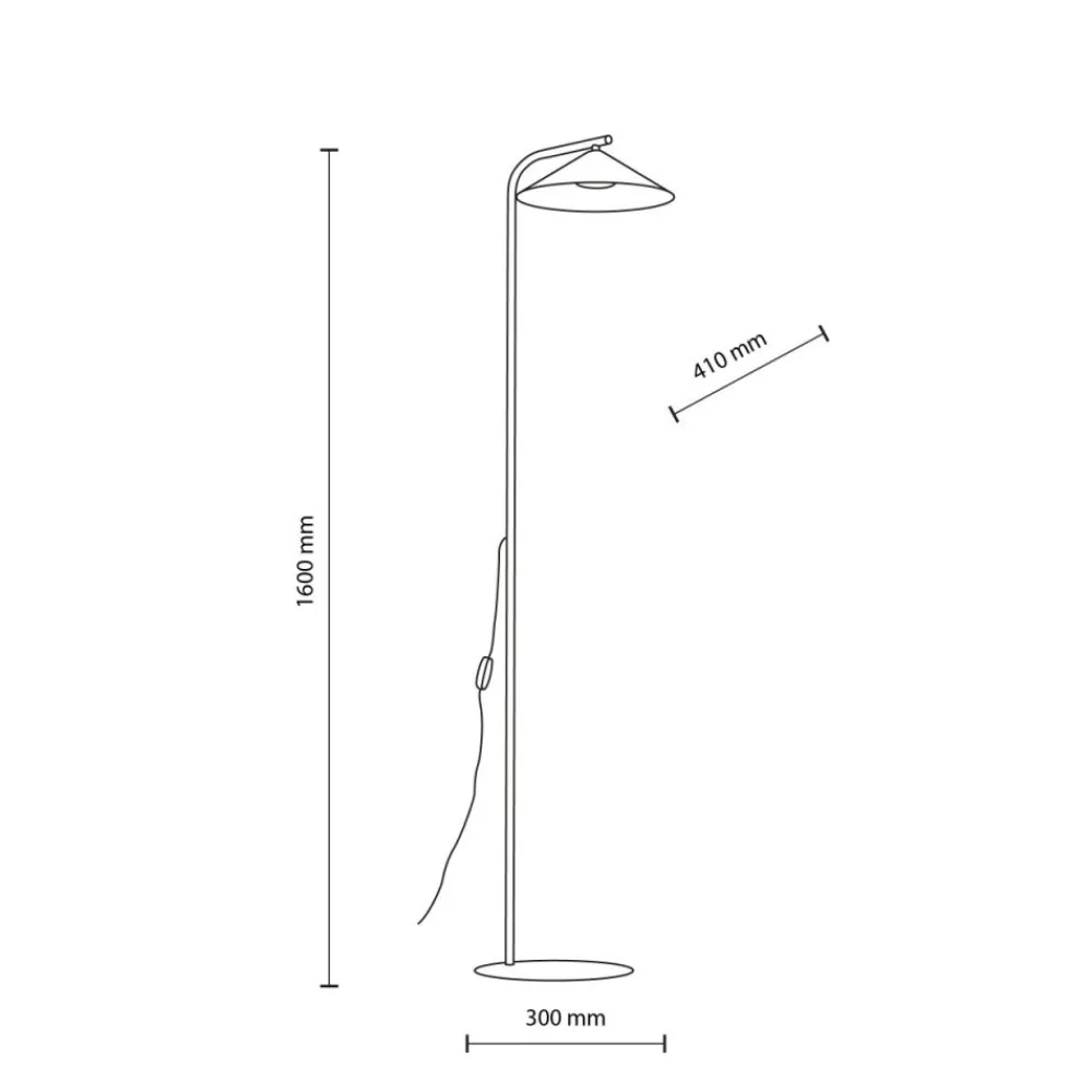 Lampa podłogowa LUME kaszmirowa 1xGX53 * TK Lighting