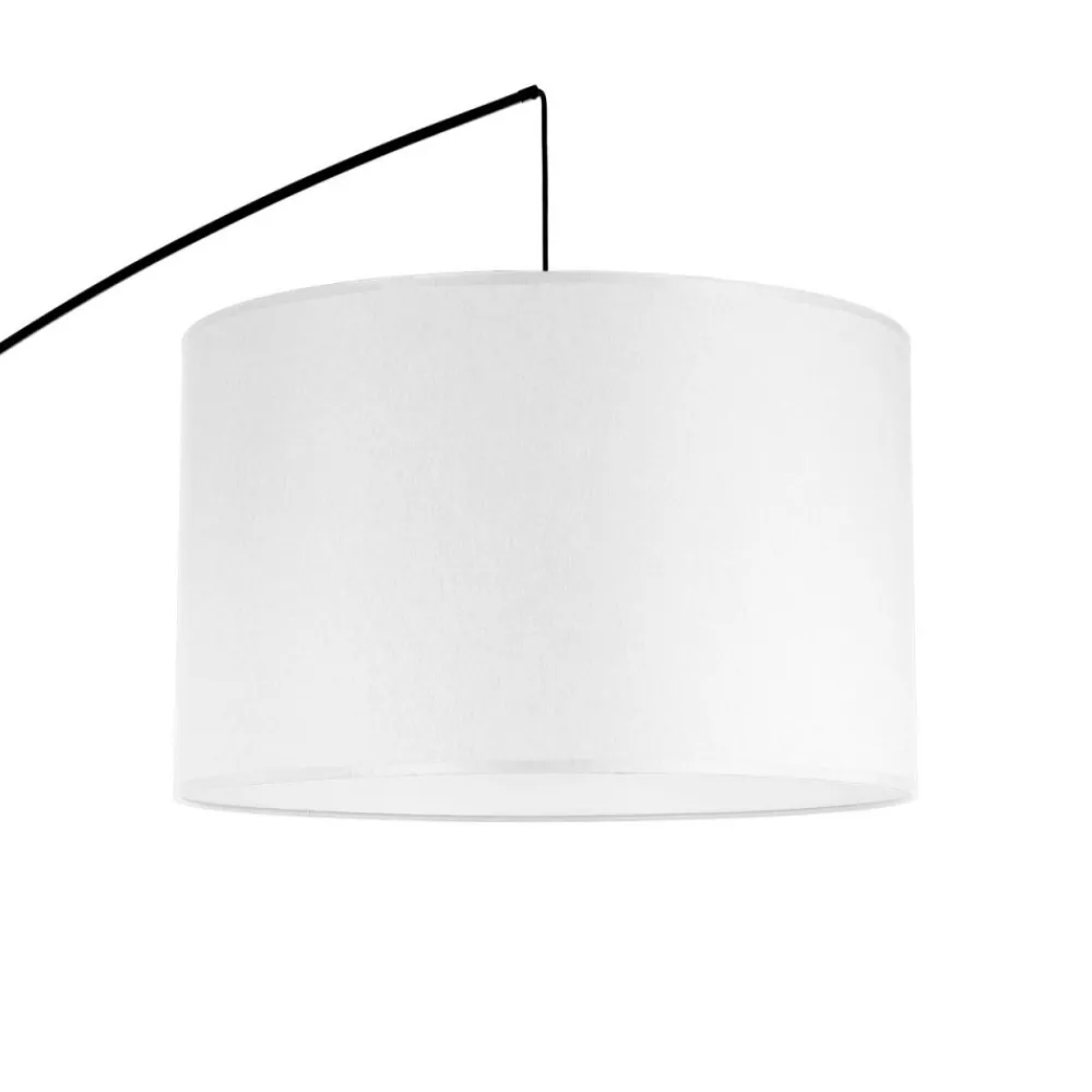Lampa podłogowa MOBY czarna abażur biały 1xE27 * TK Lighting Discount