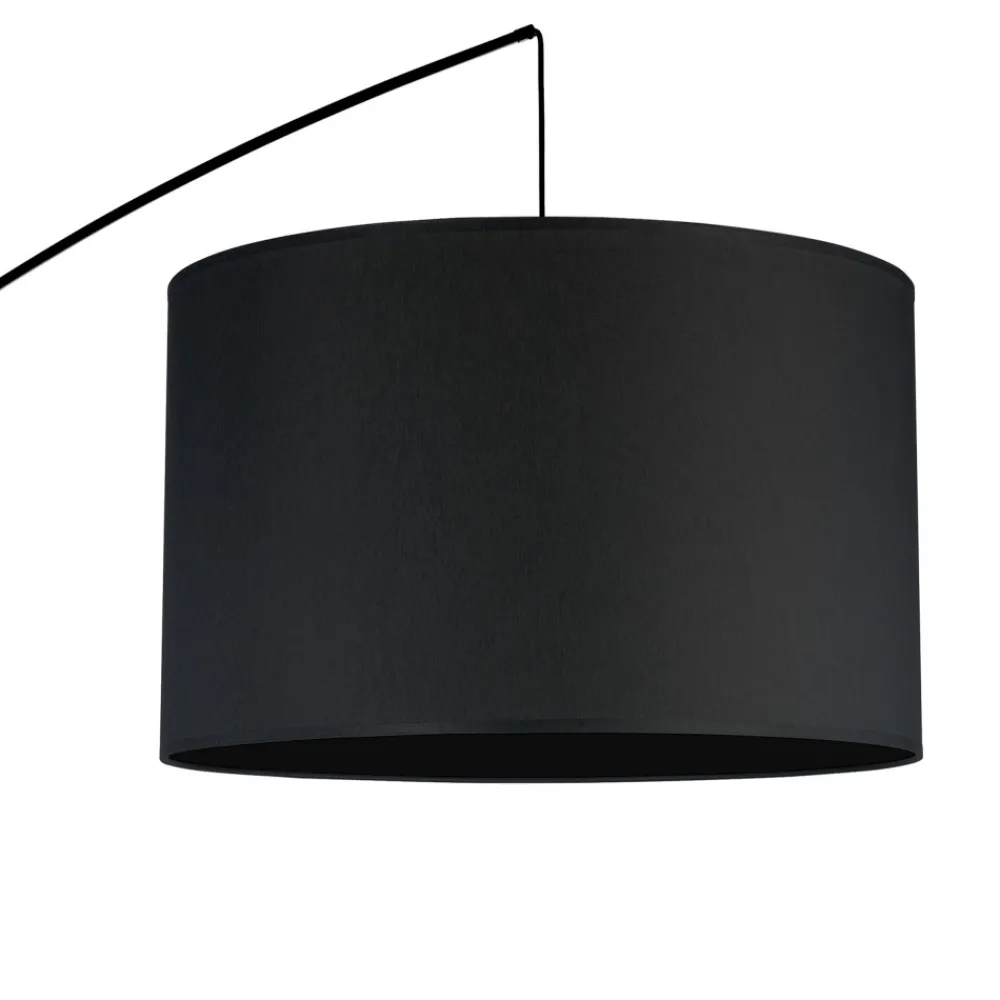 Lampa Podłogowa MOBY Czarny Abażur 1xE27 245cm * TK Lighting Online