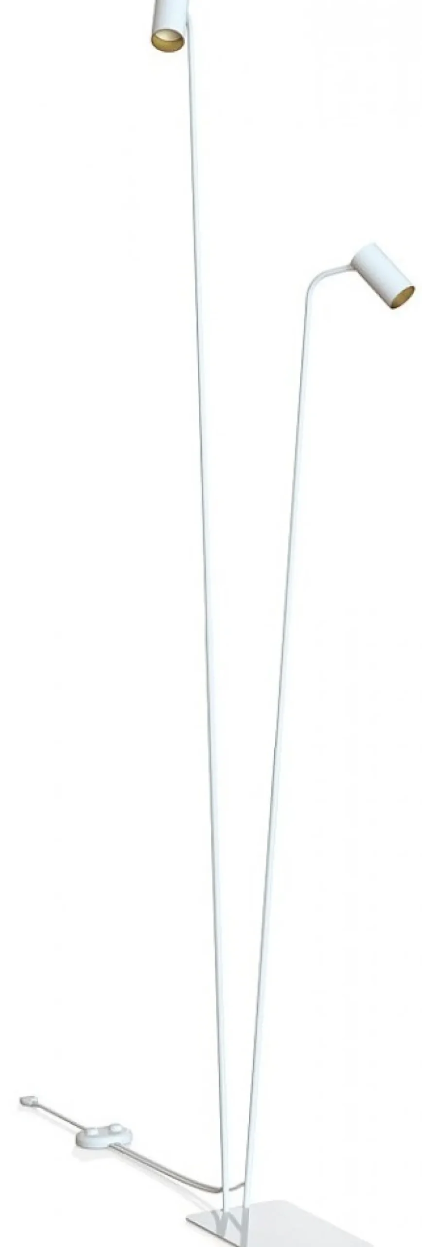 Lampa Podłogowa MONO Biały Złoty 2xGU10 216cm * Nowodvorski Discount