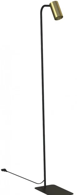 Lampa Podłogowa MONO Złoty Czarny 1xGU10 * Nowodvorski New