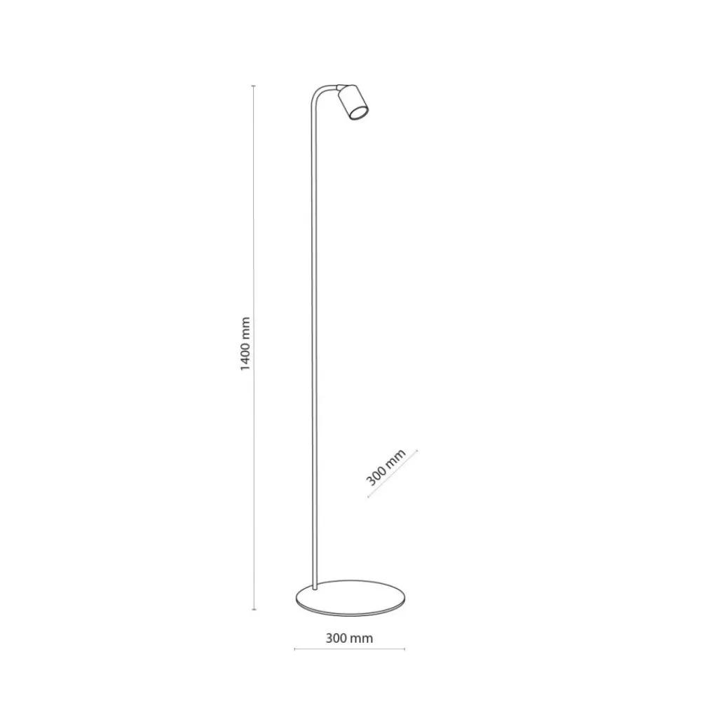 Lampa podłogowa NEX biała 1xGU10 * TK Lighting