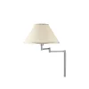 Lampa Podłogowa Regulowana BEGAMO Srebrny Beżowy 1xE27 160 cm * Jupiter
