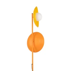 Lampa podłogowa SLATE MIX żółta pomarańczowa klosz biały 2xG9 * TK Lighting
