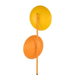 Lampa podłogowa SLATE MIX żółta pomarańczowa klosz biały 2xG9 * TK Lighting