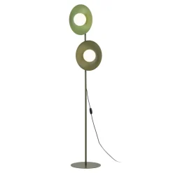 Lampa podłogowa SLATE MIX zielona klosz biały 2xG9 * TK Lighting Best