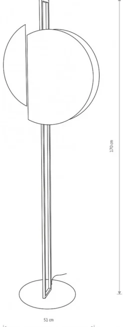 Lampa Podłogowa SUNSET Czarny Brązowy Drewniany Abażur 2xGX53 170cm * Nowodvorski Outlet