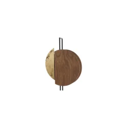 Lampa Podłogowa SUNSET Czarny Brązowy Drewniany Abażur 2xGX53 170cm * Nowodvorski Outlet