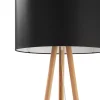 Lampa Podłogowa TOKYO Czarny Sosna Abażur 1xE27 148cm * TK Lighting Sale