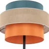 Lampa Podłogowa TRIO JUTA Czarny Niebieski 1xE27 159cm * TK Lighting Sale