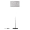 Lampa podłogowa VELLUM czarna abażur melanżowy 1xE27 * TK Lighting