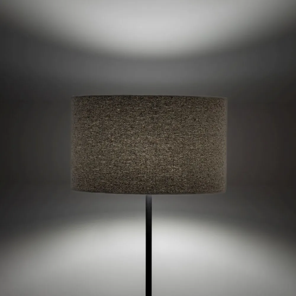 Lampa podłogowa VELLUM czarna abażur melanżowy 1xE27 * TK Lighting