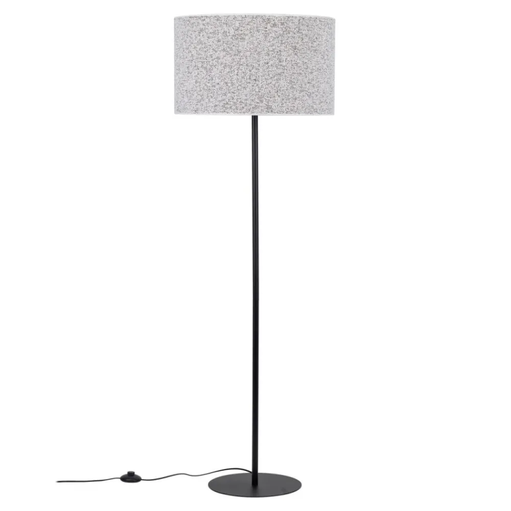 Lampa podłogowa VELLUM czarna abażur melanżowy 1xE27 * TK Lighting