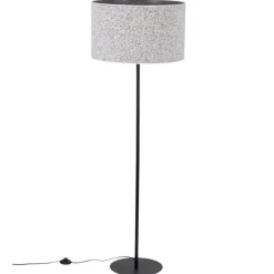 Lampa podłogowa VELLUM czarna abażur melanżowy 1xE27 * TK Lighting