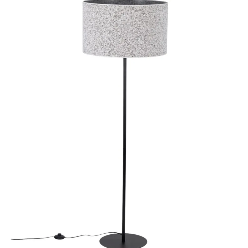 Lampa podłogowa VELLUM czarna abażur melanżowy 1xE27 * TK Lighting