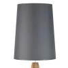 Lampa Podłogowa WALZ Brązowy Szary Abażur 1xE27 175cm * TK Lighting Sale