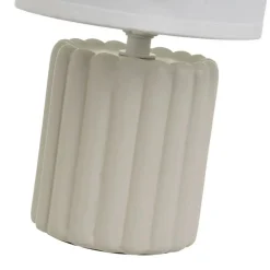 Lampa stojąca na ceramicznej podstawie Taupe 24 cm * HowHomely Sale