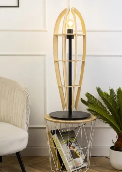 Lampa stojąca podłogowa BOHO PLYWOOD * Luminex Outlet