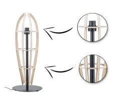 Lampa stojąca podłogowa BOHO PLYWOOD * Luminex Outlet