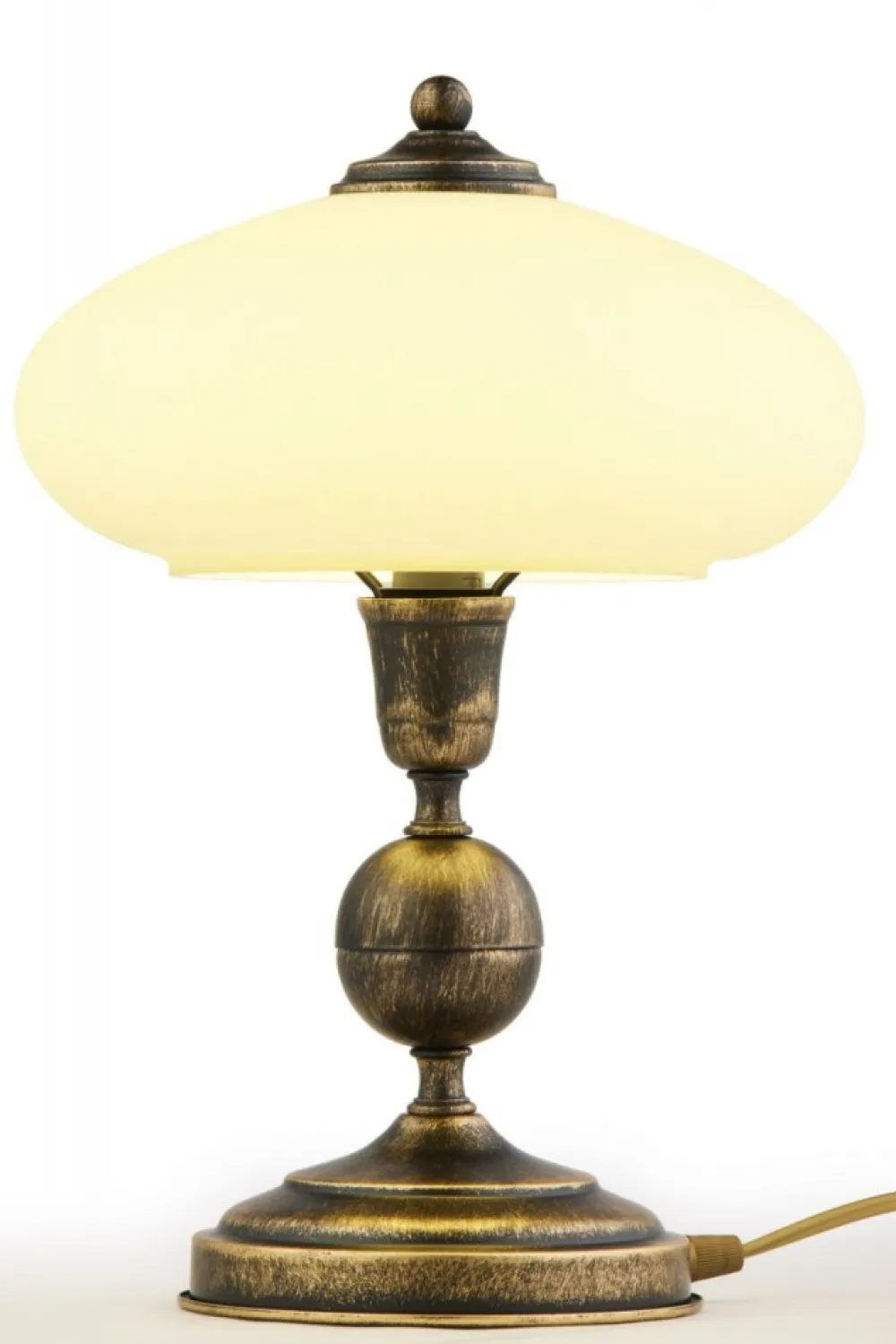 Lampa stołowa BOLERO złoty patynowany 1xE14 * Jupiter Discount