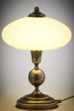 Lampa stołowa BOLERO złoty patynowany 1xE14 * Jupiter Discount