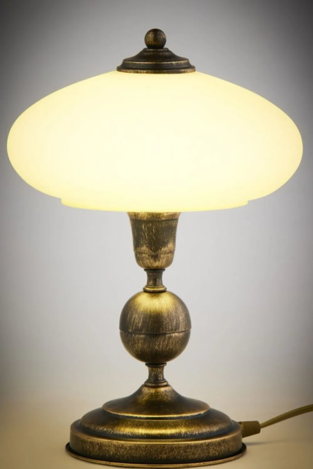 Lampa stołowa BOLERO złoty patynowany 1xE14 * Jupiter Discount