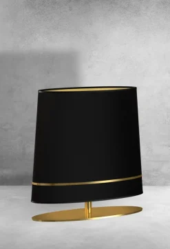 Lampa Stołowa BOOTES Złoty Abażur 1xE27 50x52cm * Eko-light New