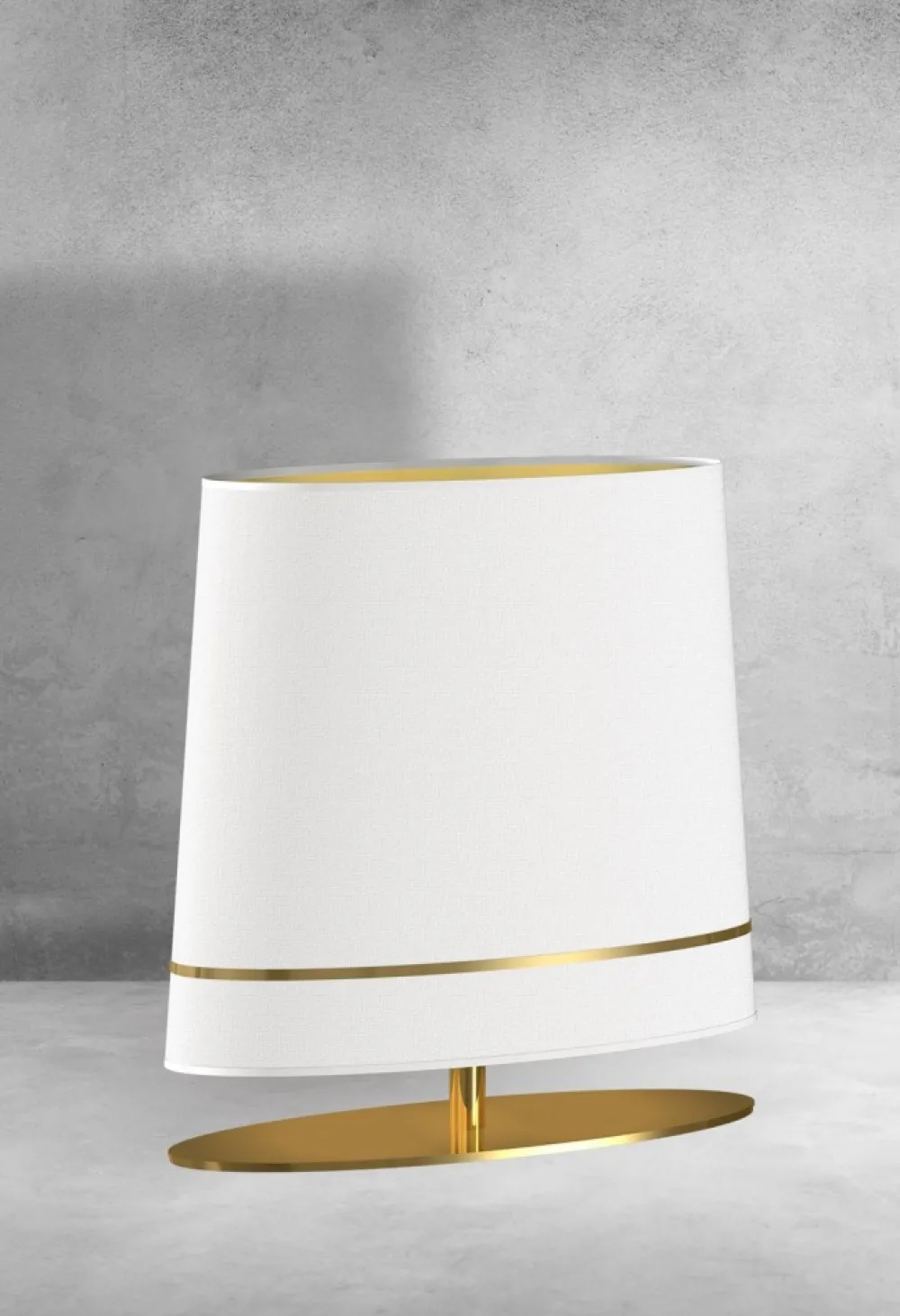 Lampa Stołowa BOOTES Złoty Biały Abażur 1xE27 50x52cm * Eko-light Hot