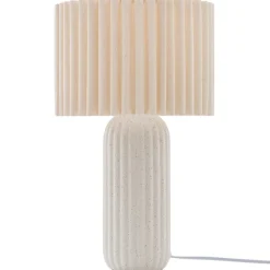 Lampa stołowa Kenan 43 cm beżowa * Atmosphera New
