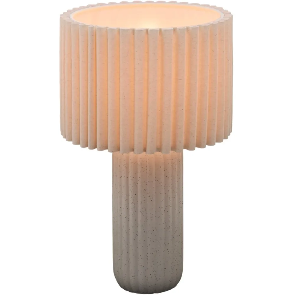 Lampa stołowa Kenan 43 cm beżowa * Atmosphera New